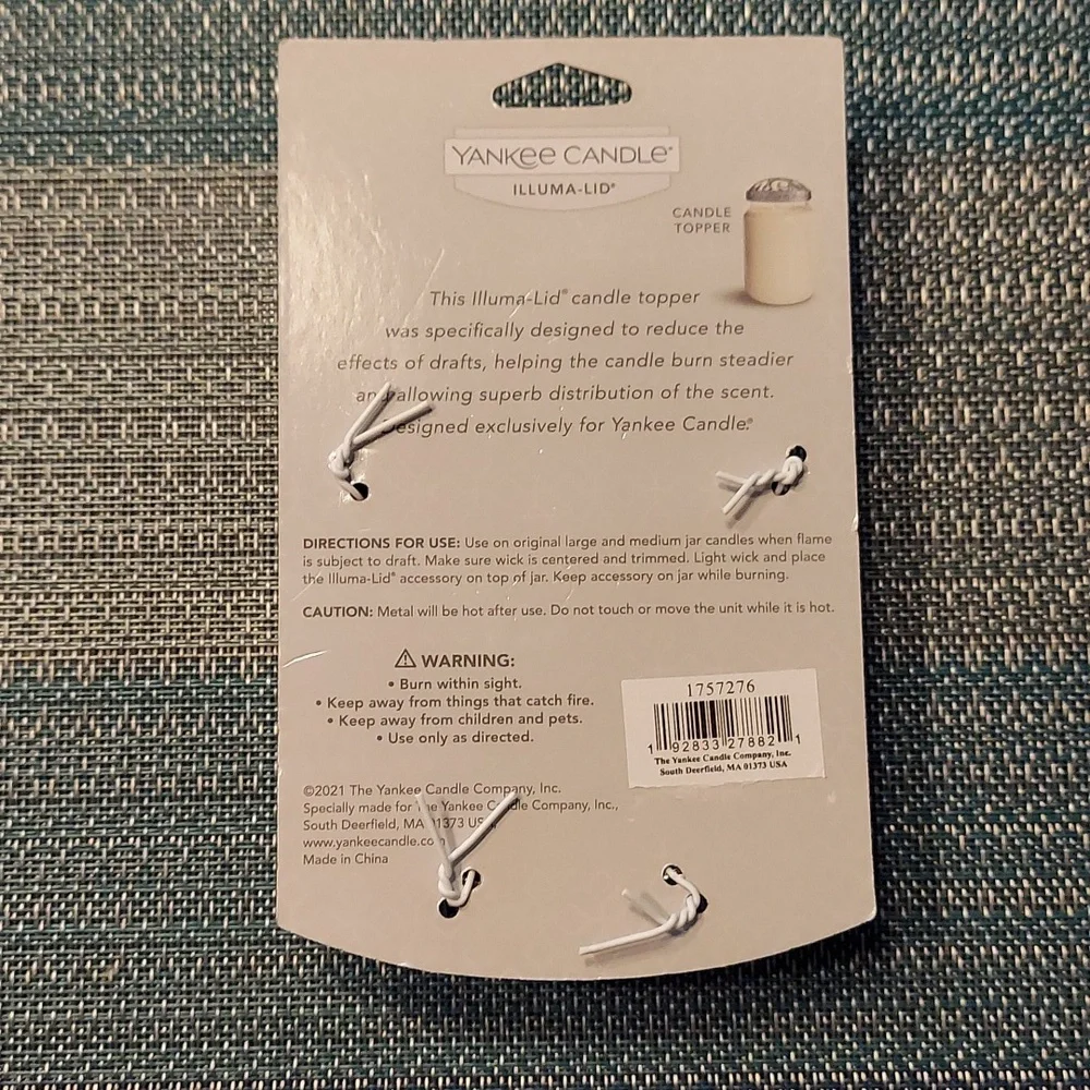 Yankee Candle Illumalid Sailboats Metal Topper For Original Jar Candle BNWT SO